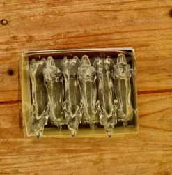 Lot de 6 porte-couteaux teckel vintage