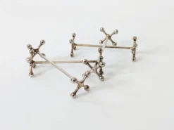 Lot de 4 porte-couteaux WMF Plaqué Argent Allemagne Années 70