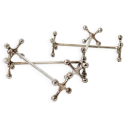 Lot de 4 porte-couteaux WMF Plaqué Argent Allemagne Années 70