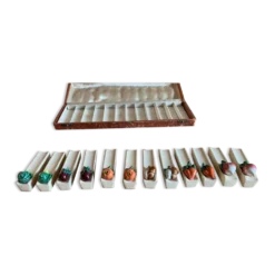 Lot de 12 portes couteaux légumes céramique Vallauris