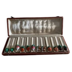 Lot de 12 portes couteaux légumes céramique Vallauris
