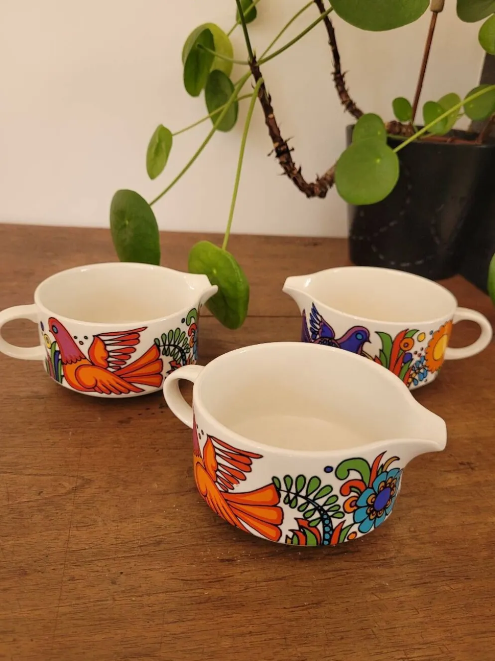 Lot de 3 pots à lait / crémier Acapulco Villeroy et Boch