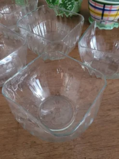 Lot de 6 ramequins carré