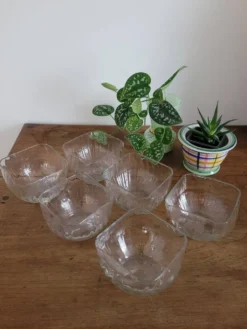 Lot de 6 ramequins carré