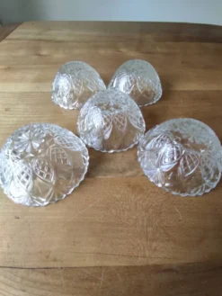 Lot de 5 ramequins en verre