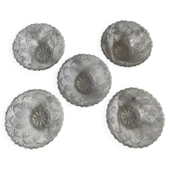 Lot de 5 ramequins en verre
