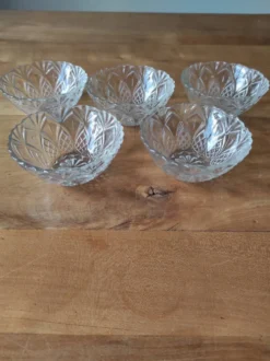 Lot de 5 ramequins en verre