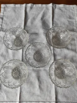 Lot de 5 ramequins en verre