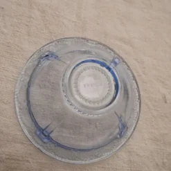 Lot de 6 ramequins en verre bleu
