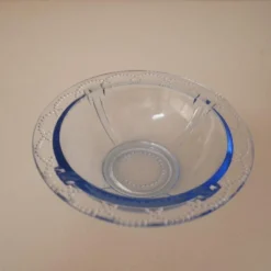 Lot de 6 ramequins en verre bleu