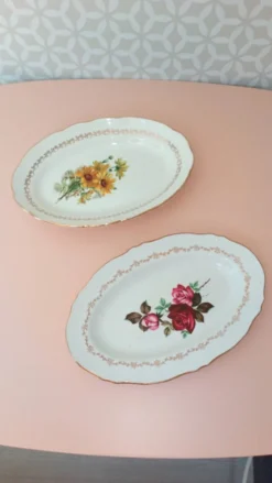 Lot de 2 raviers Gien L'Amandinoise