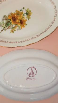 Lot de 2 raviers Gien L'Amandinoise