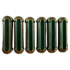Lot de 6 repose couteaux en céramique vintage