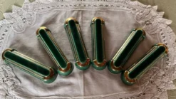 Lot de 6 repose couteaux en céramique vintage