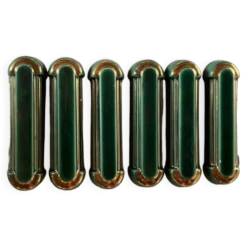 Lot de 6 repose couteaux en céramique vintage