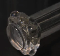 Lot de 10 repose-couteaux en cristal Val Saint Lambert du milieu du siècle