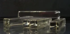 Lot de 6 repose-couteaux en cristal de Tchécoslovaquie du milieu du siècle