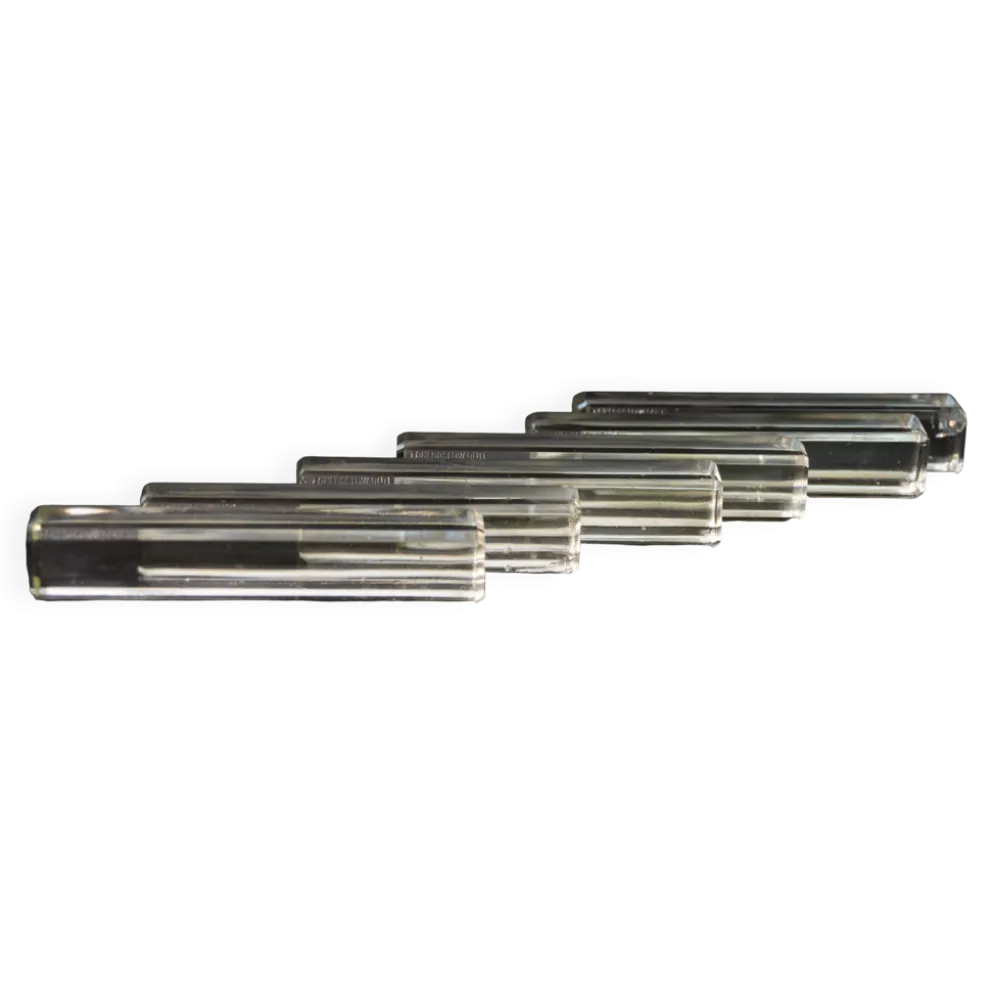 Lot de 6 repose-couteaux en cristal de Tchécoslovaquie du milieu du siècle