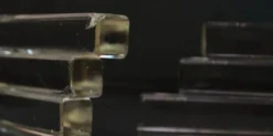 Lot de 6 repose-couteaux en cristal de Tchécoslovaquie du milieu du siècle