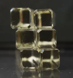 Lot de 6 repose-couteaux en cristal de Tchécoslovaquie du milieu du siècle