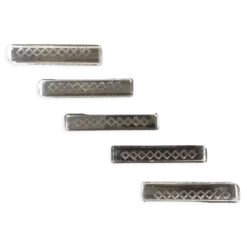 Lot de 5 repose-couteaux modernistes en cristal taillé - Années 1950/1960