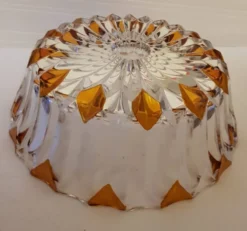 Lot de 2 saladiers en cristal