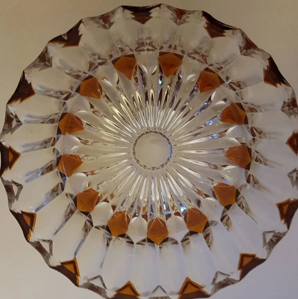 Lot de 2 saladiers en cristal