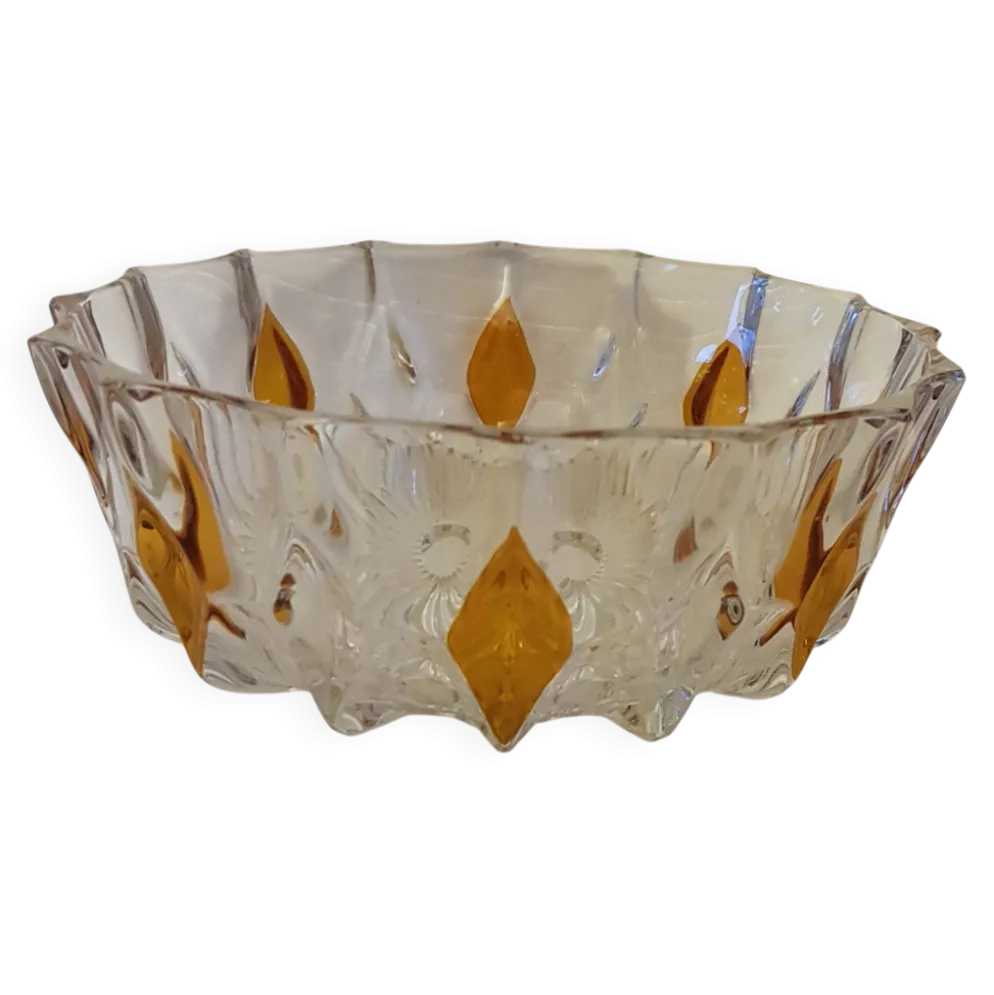 Lot de 2 saladiers en cristal