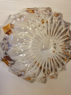 Lot de 2 saladiers en cristal