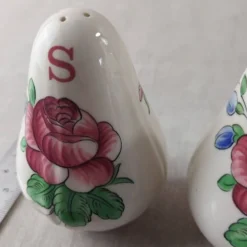 Lot de 2 salières, en céramique, décor Colmar, de Villeroy & Boch