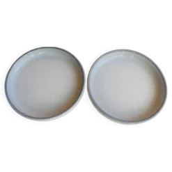 Lot de 2 sous verre en céramique Vintage