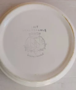 Lot de 2 sous verre en céramique Vintage