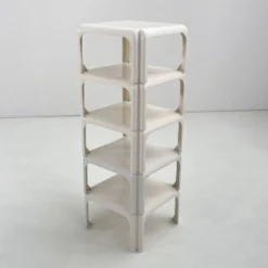 Lot de 5 tables Modèle Elena par Vico Magistretti pour Artemide, 1970