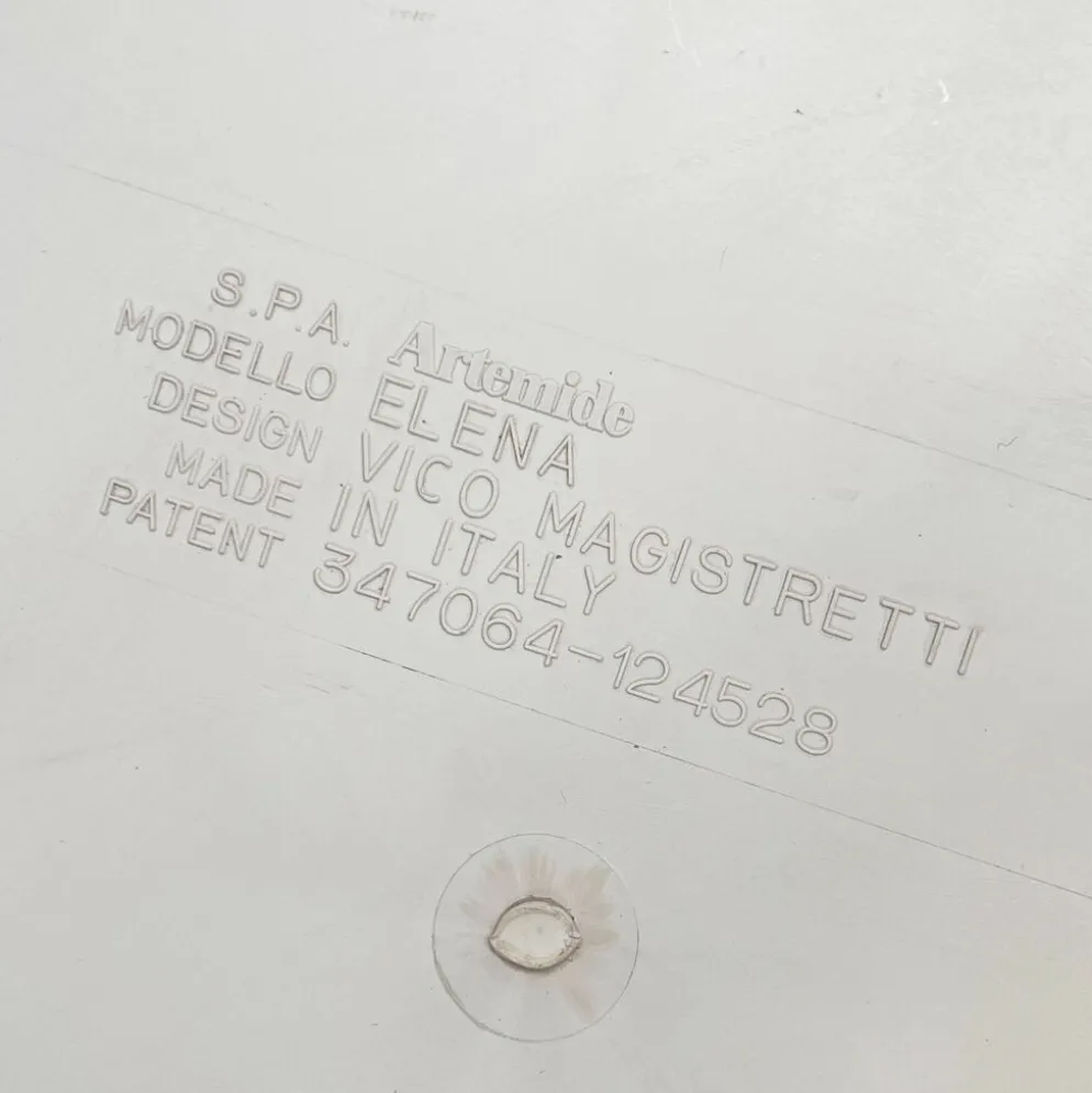 Lot de 5 tables Modèle Elena par Vico Magistretti pour Artemide, 1970