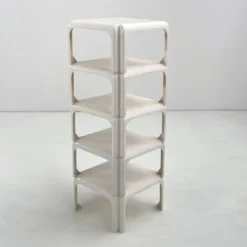 Lot de 5 tables Modèle Elena par Vico Magistretti pour Artemide, 1970