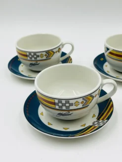 Lot de 4 tasses de designer Royal Mosa Ravenne