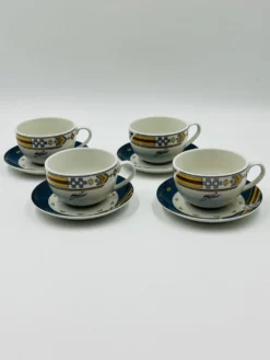 Lot de 4 tasses de designer Royal Mosa Ravenne