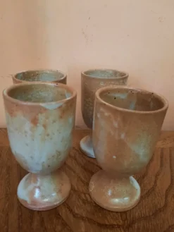Lot de 4 tasses en grès