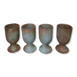 Lot de 4 tasses en grès