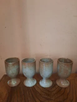 Lot de 4 tasses en grès