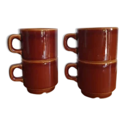 Lot de 4 tasses à expresso