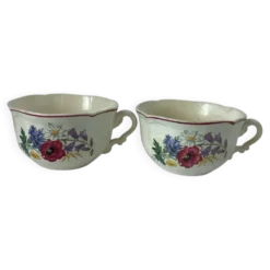 Lot de 2 tasses Sarreguemines - Modèle Agreste