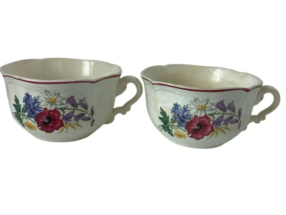 Lot de 2 tasses Sarreguemines - Modèle Agreste