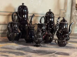 Lot de terres noires de Namur, XVIIIème siècle