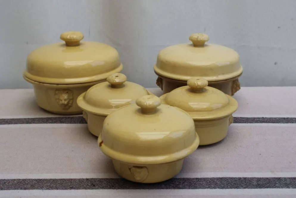 Lot de 5 terrines en céramique