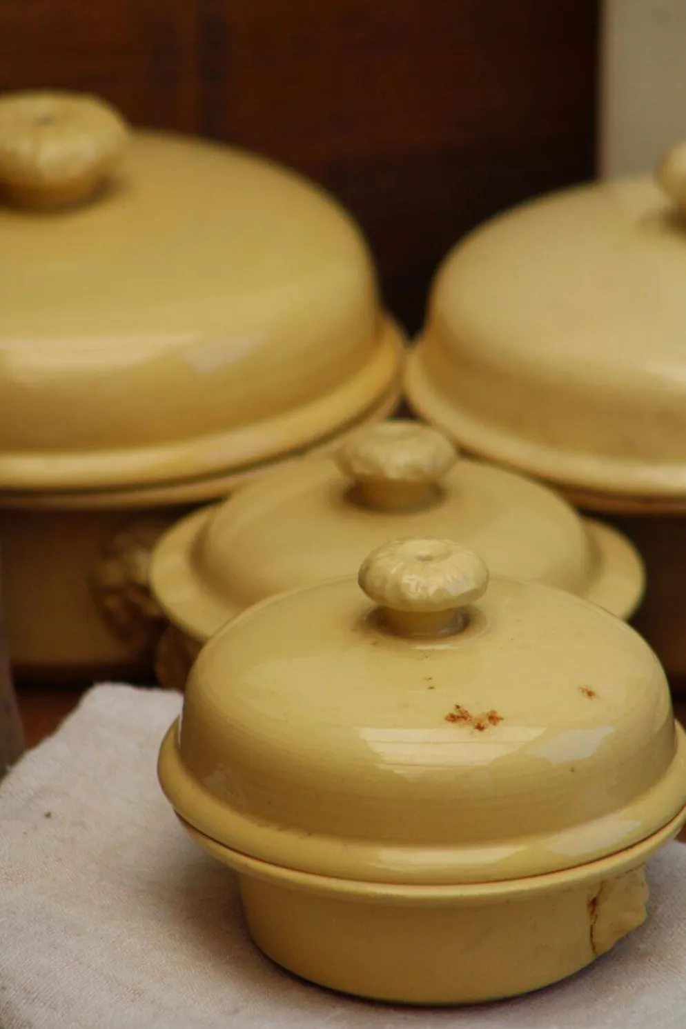 Lot de 5 terrines en céramique