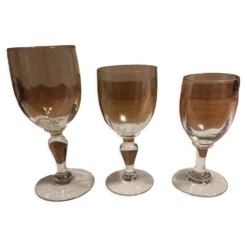 Lot de 3 verres anciens