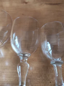 Lot de 3 verres anciens