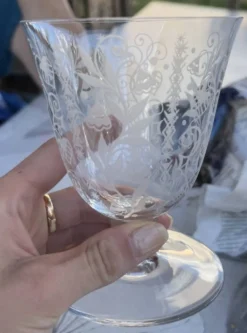 Lot de 11 verres cristal - baccarat - Argentina