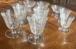 Lot de 11 verres cristal - baccarat - Argentina